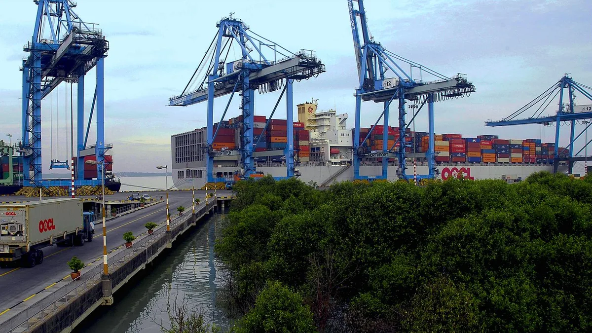 Port Klang in Malaysia