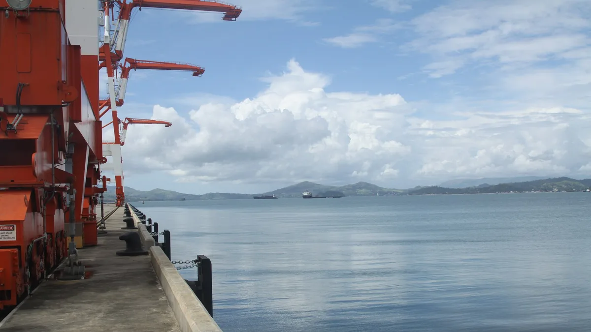 Port of Subic Bay in Philippines