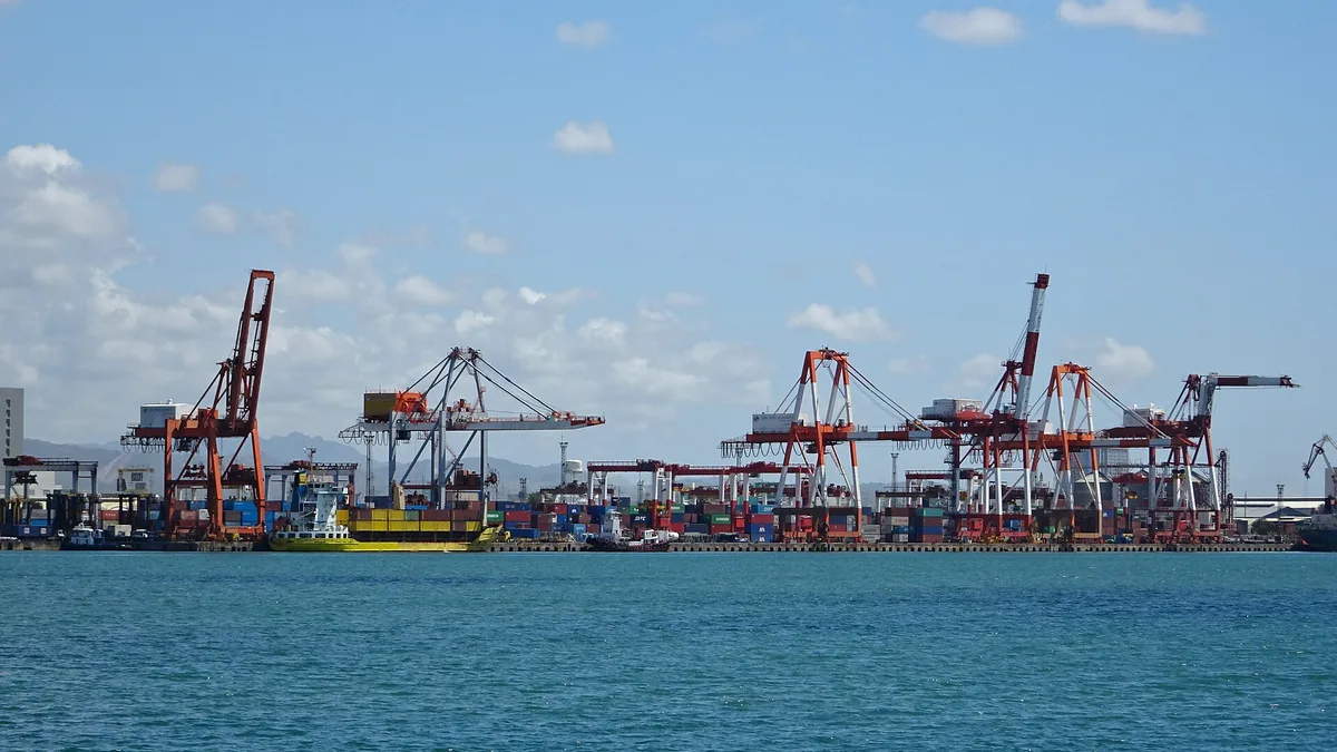 Port of Cebu in Philippines