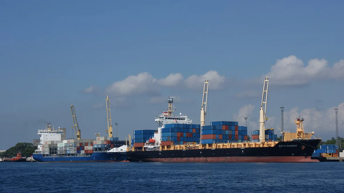 Port of Davao in Philippines