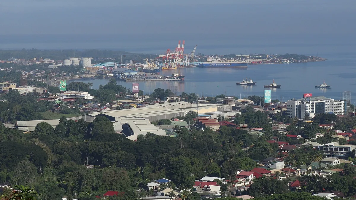 Port of Cagayan de Oro in Philippines