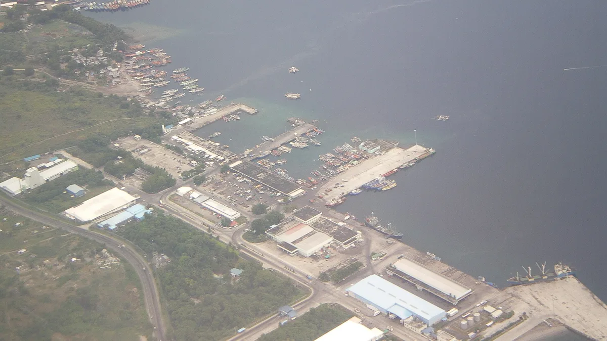 Port of General Santos in Philippines
