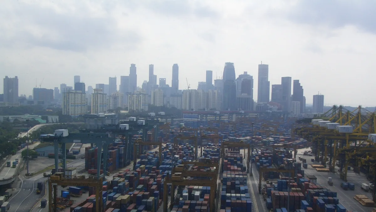 Port of Singapore in Singapore