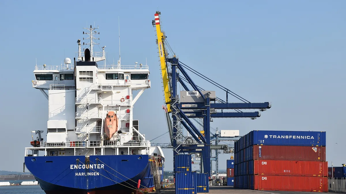 Port of Tilbury in United Kingdom