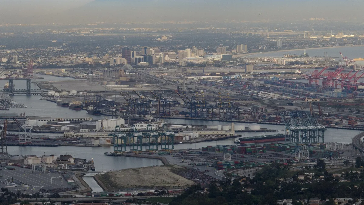 Port of Los Angeles in United States
