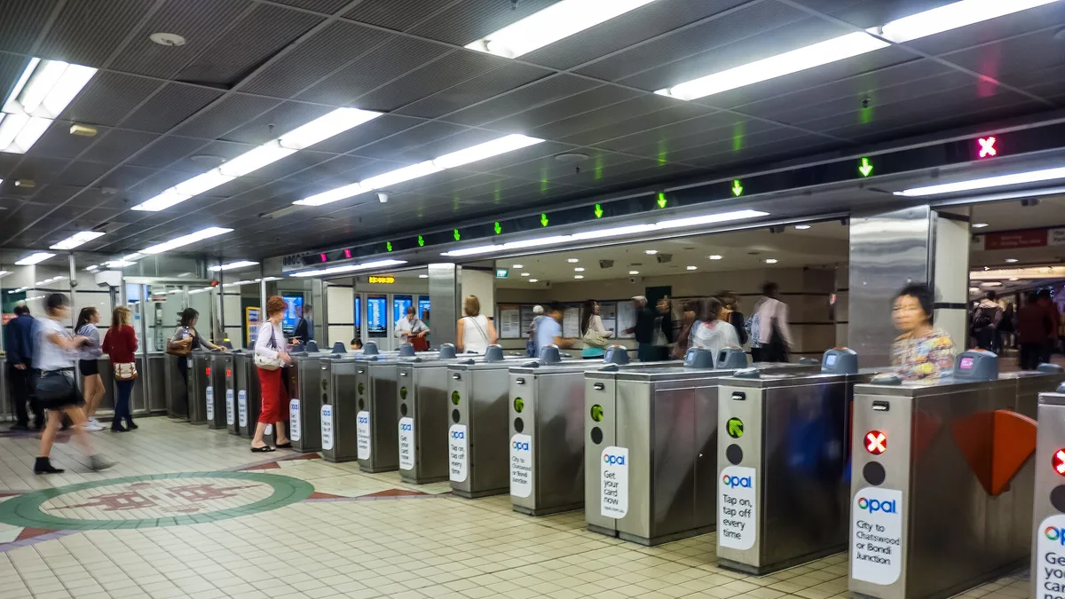Town Hall Station in Australia