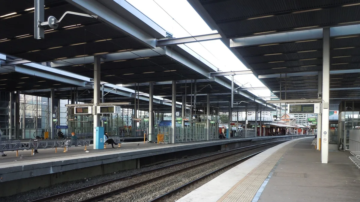 Parramatta Station in Australia