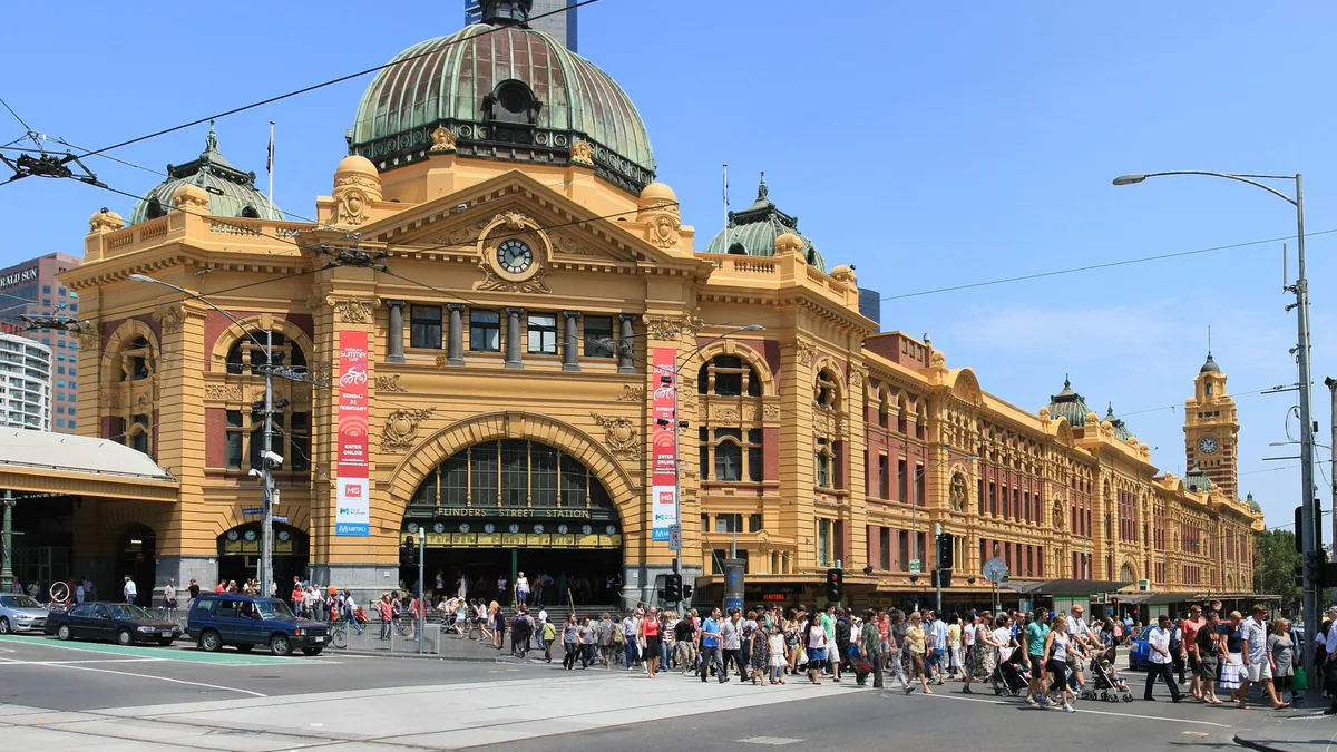 Flinders Street Station in Australia