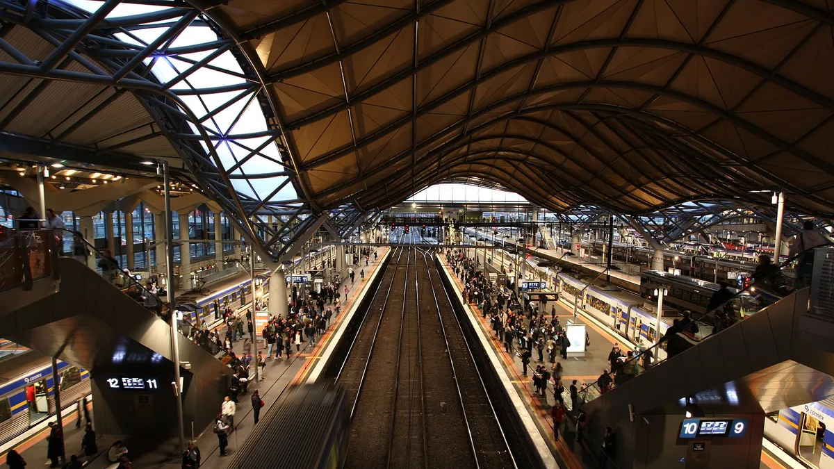 Southern Cross Station in Australia