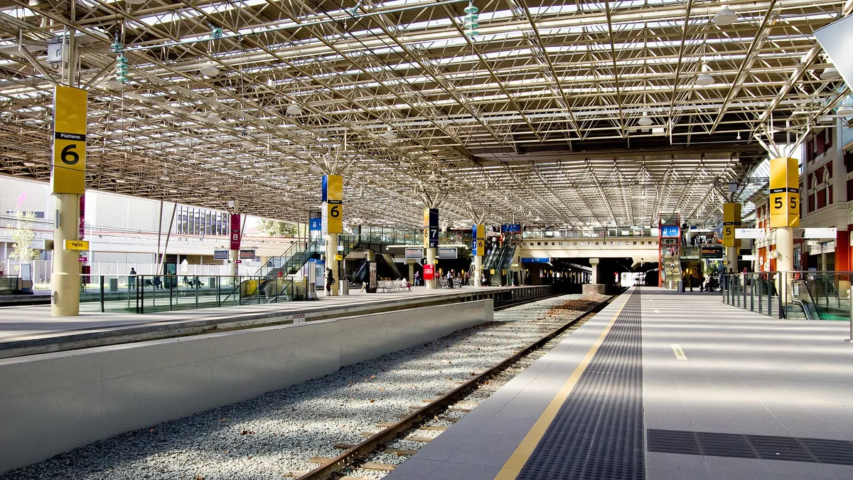 Perth Station in Australia