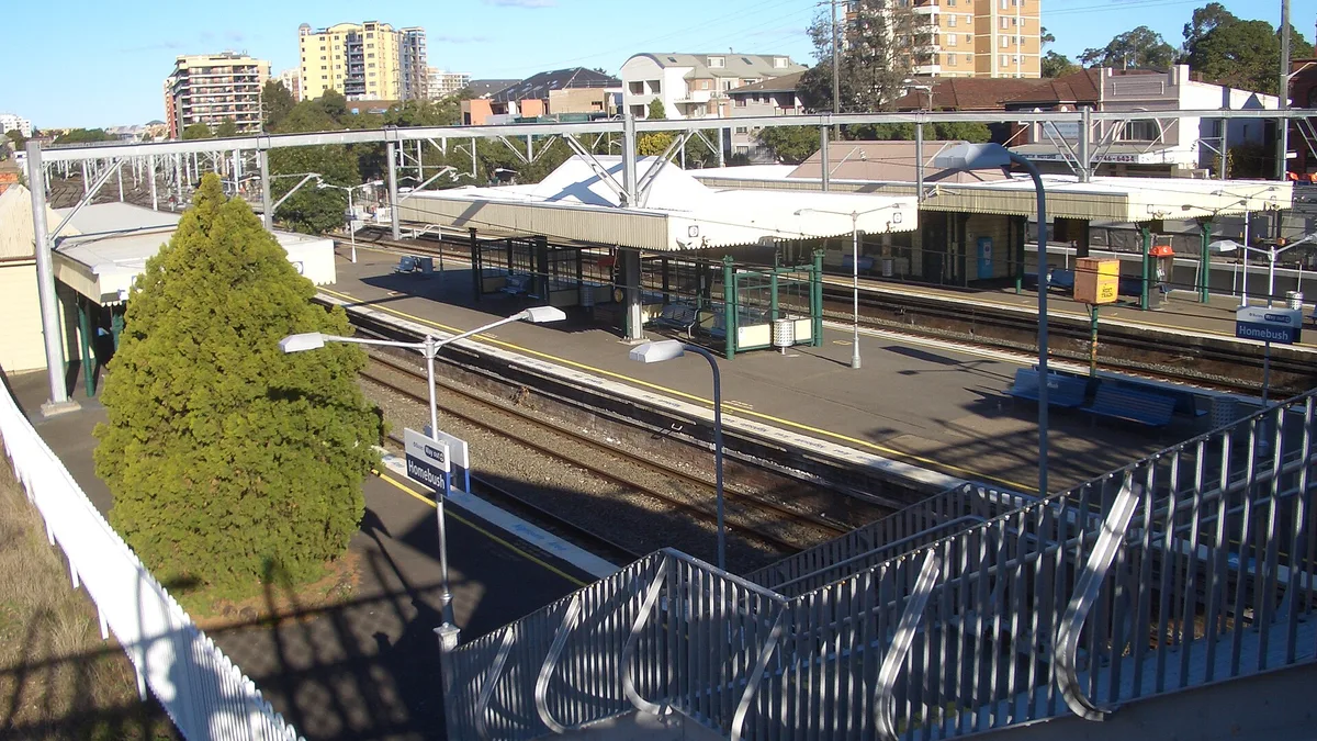 Homebush Station in Australia