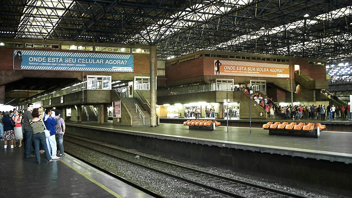 Palmeiras-Barra Funda Station in Brazil