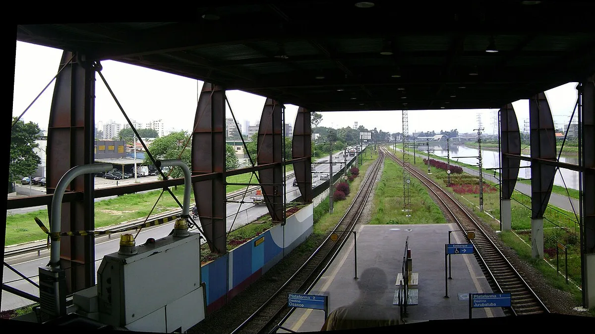 Santo Amaro Station in Brazil