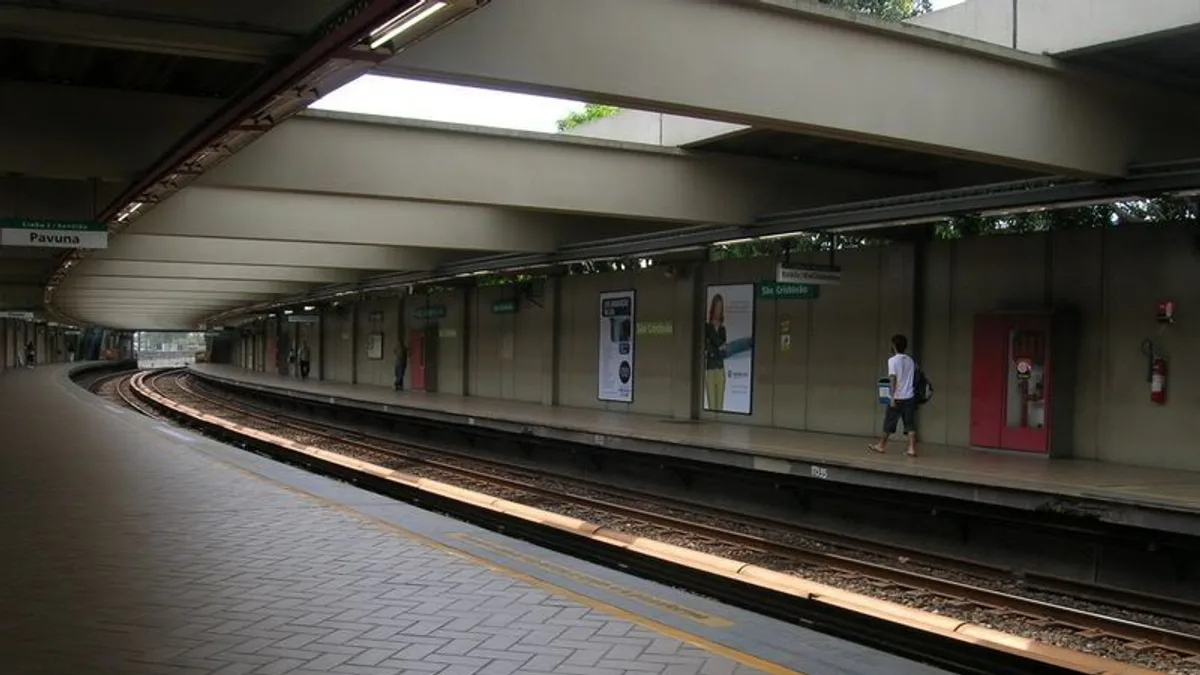 São Cristóvão Station in Brazil