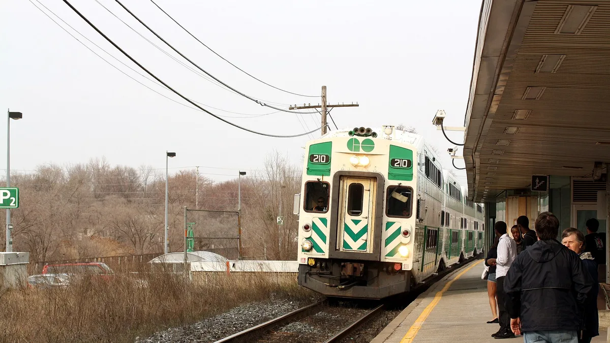 Port Credit GO Station in Canada