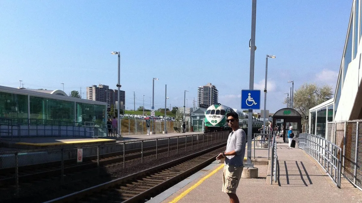 Pickering GO Station in Canada