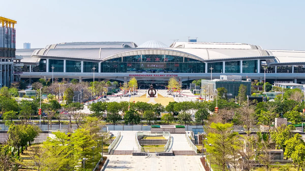 Guangzhou South Railway Station in China