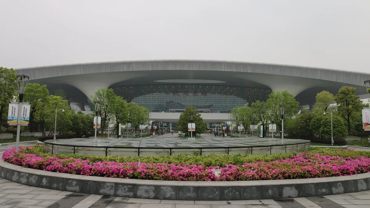 Hangzhou East Railway Station in China