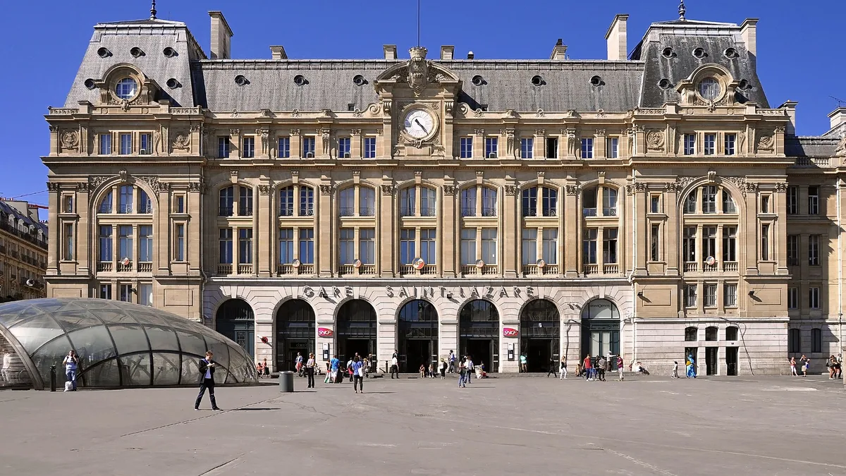 Gare Saint-Lazare in France