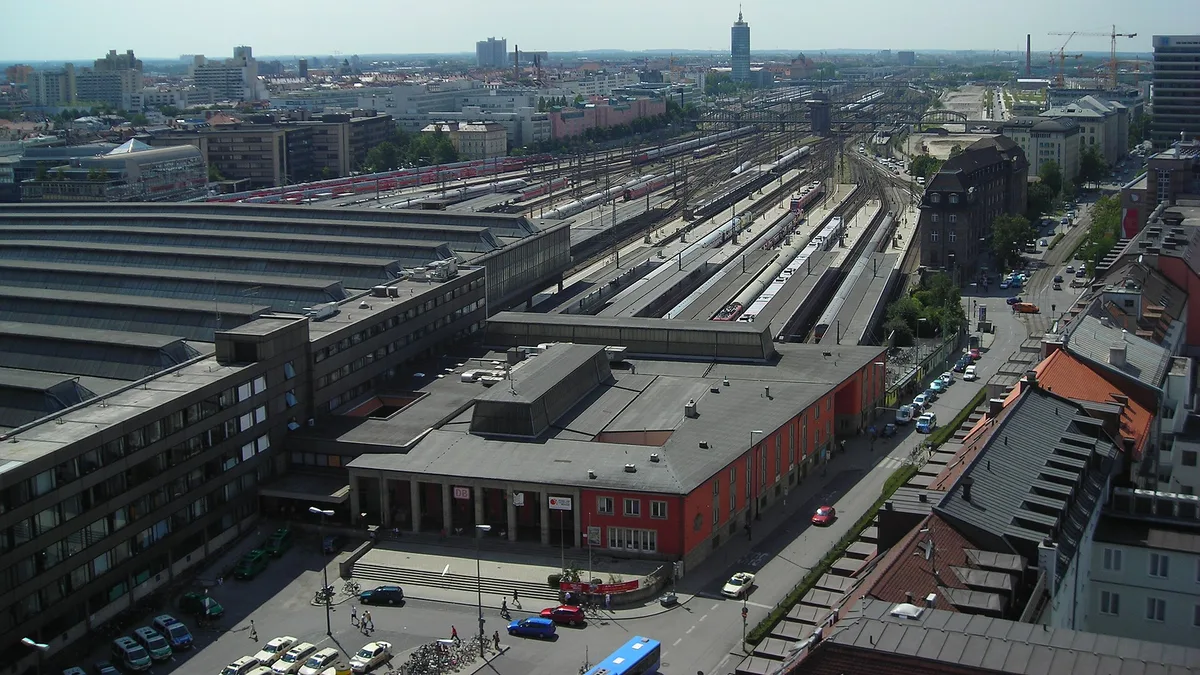 München Hauptbahnhof in Germany