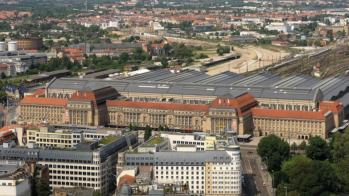 Leipzig Hauptbahnhof in Germany