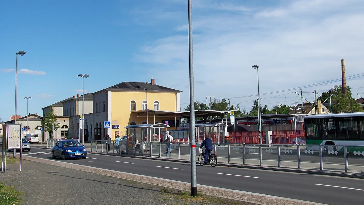 Wurzen Station in Germany