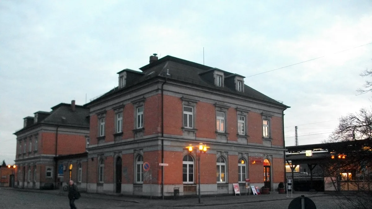 Coswig Station in Germany