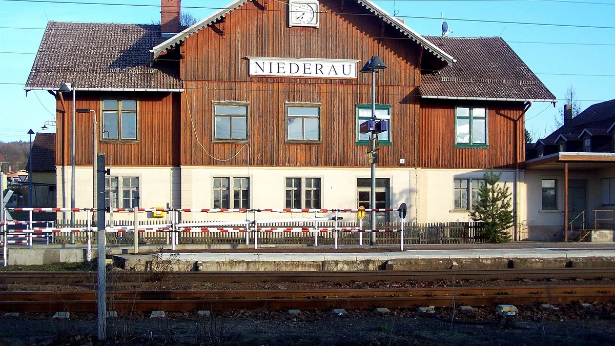 Niederau Station in Germany