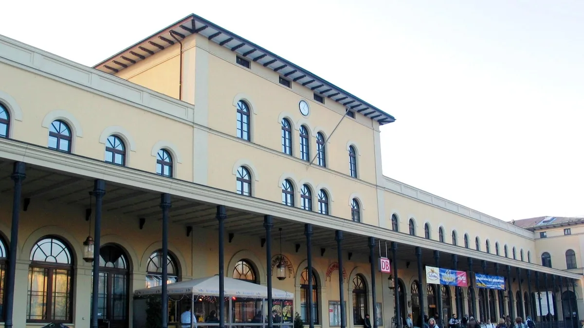 Augsburg Hauptbahnhof in Germany