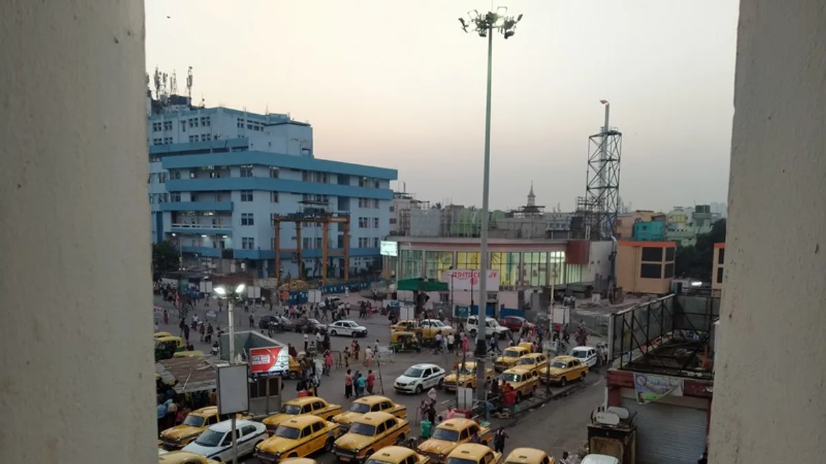 Sealdah Railway Station in India