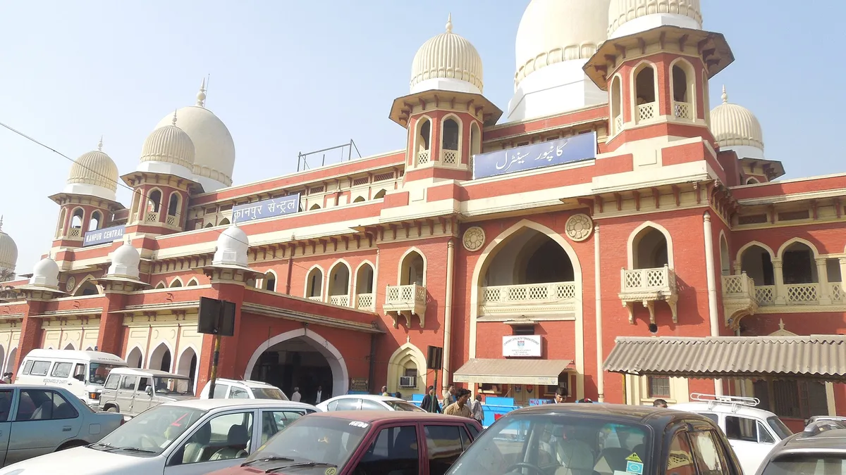 Kanpur Central Railway Station in India