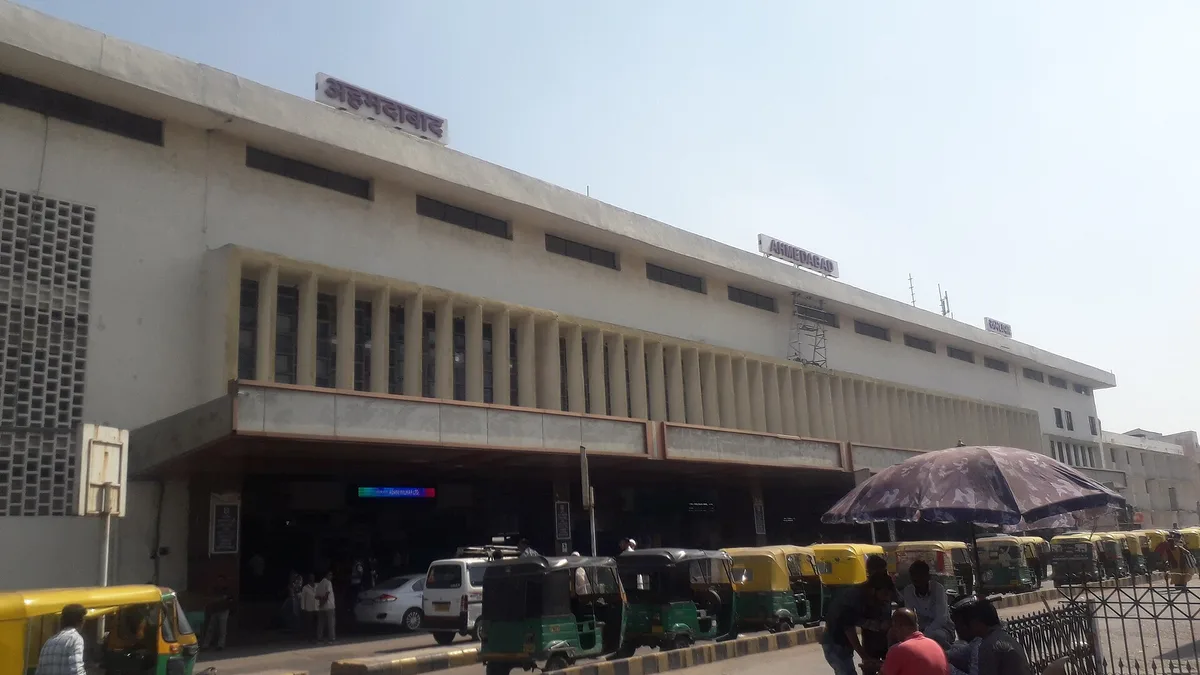 Ahmedabad Junction Railway Station in India
