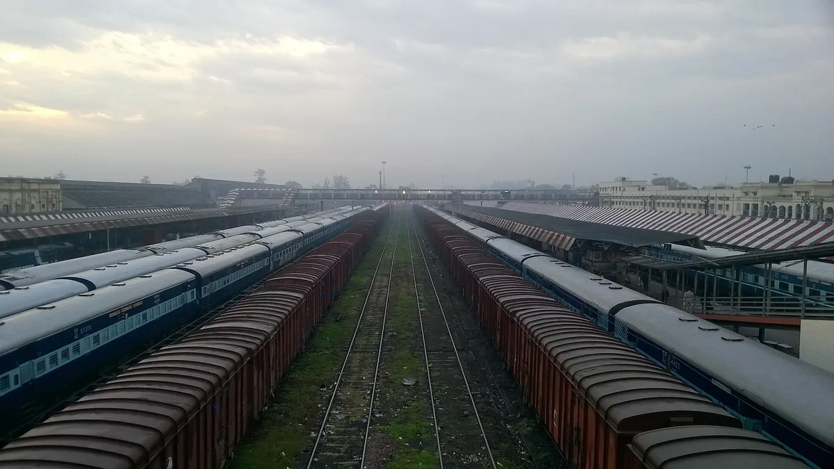 Gorakhpur Junction Railway Station in India