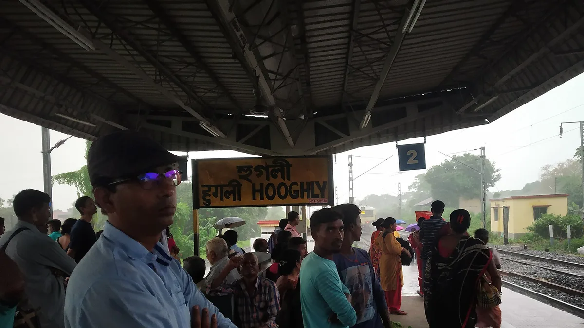 Hooghly Railway Station in India