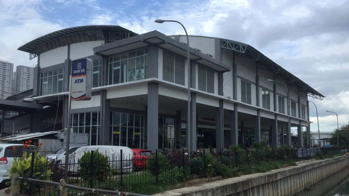 Duri Railway Station in Indonesia