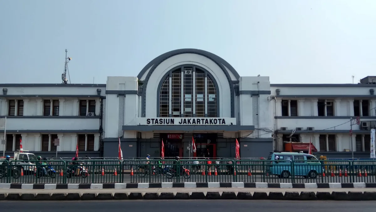 Jakarta Kota Railway Station in Indonesia