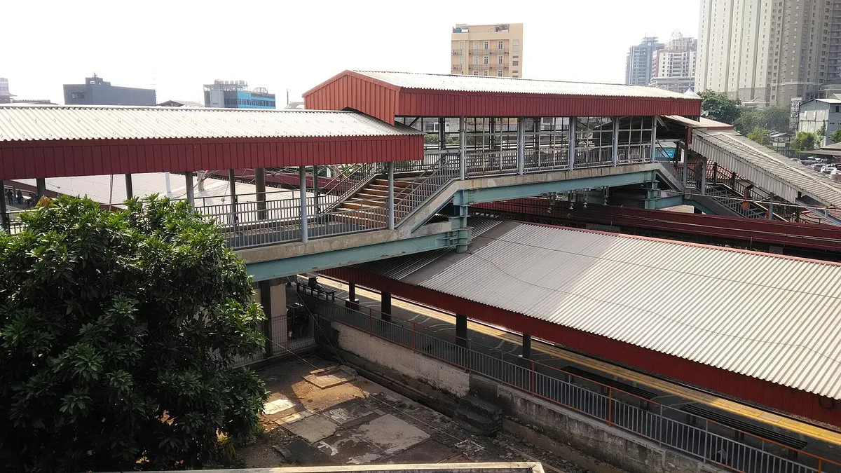 Kampung Bandan Railway Station in Indonesia