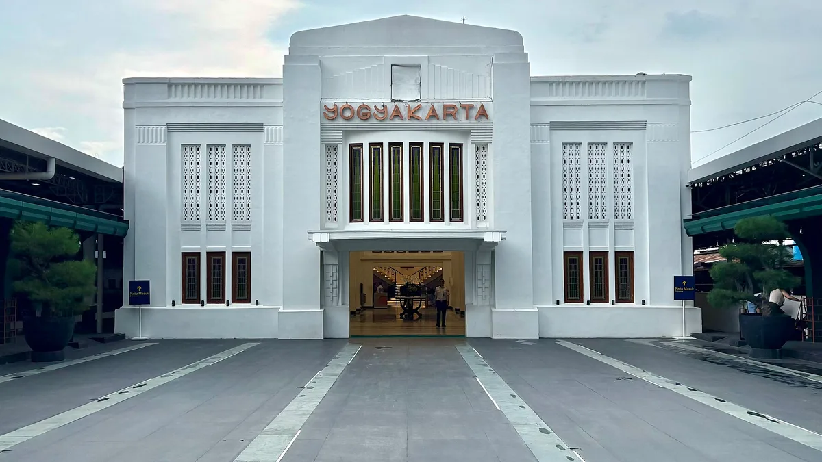 Yogyakarta Railway Station in Indonesia