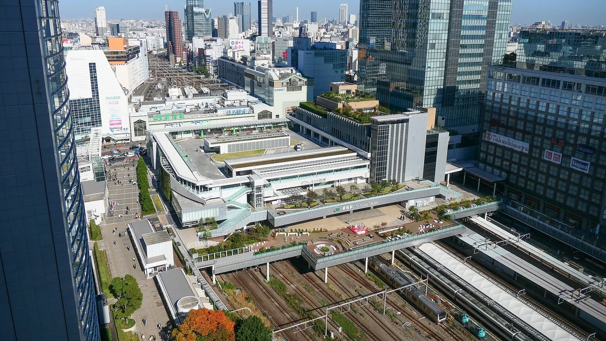 Shinjuku Station in Japan