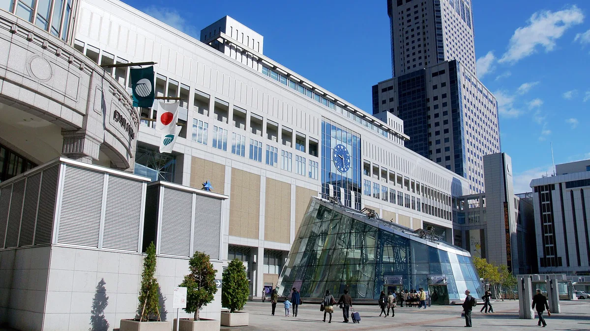 Sapporo Station in Japan