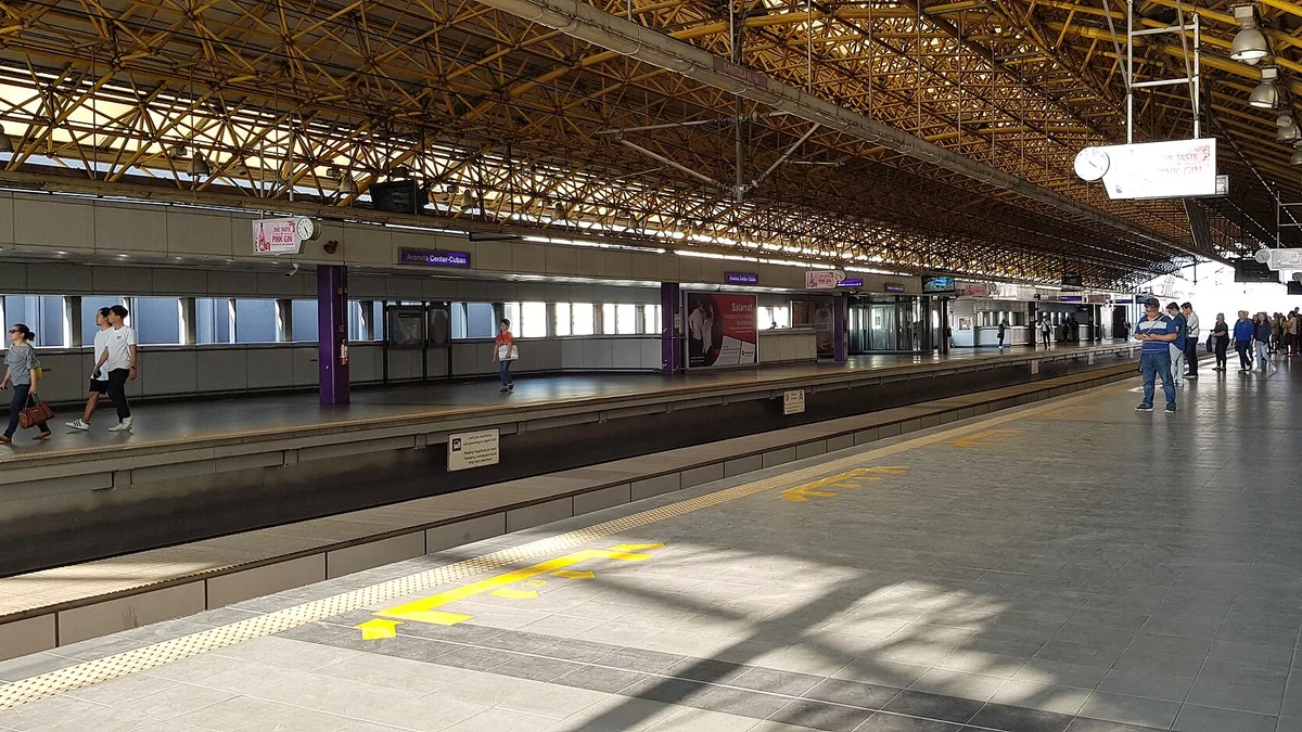 Araneta Center-Cubao Station in Philippines