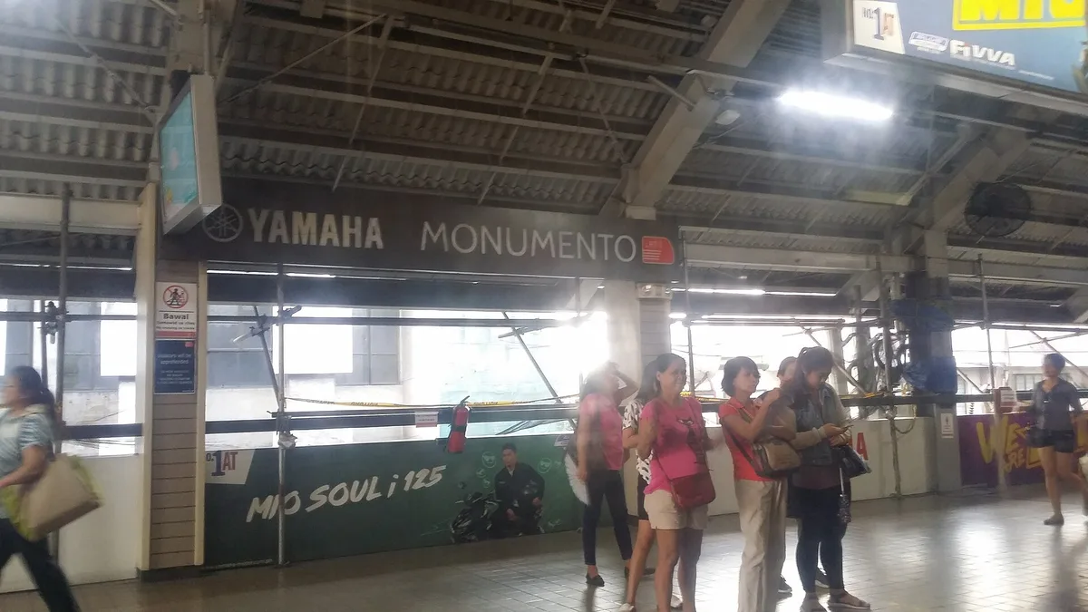 Monumento Station in Philippines