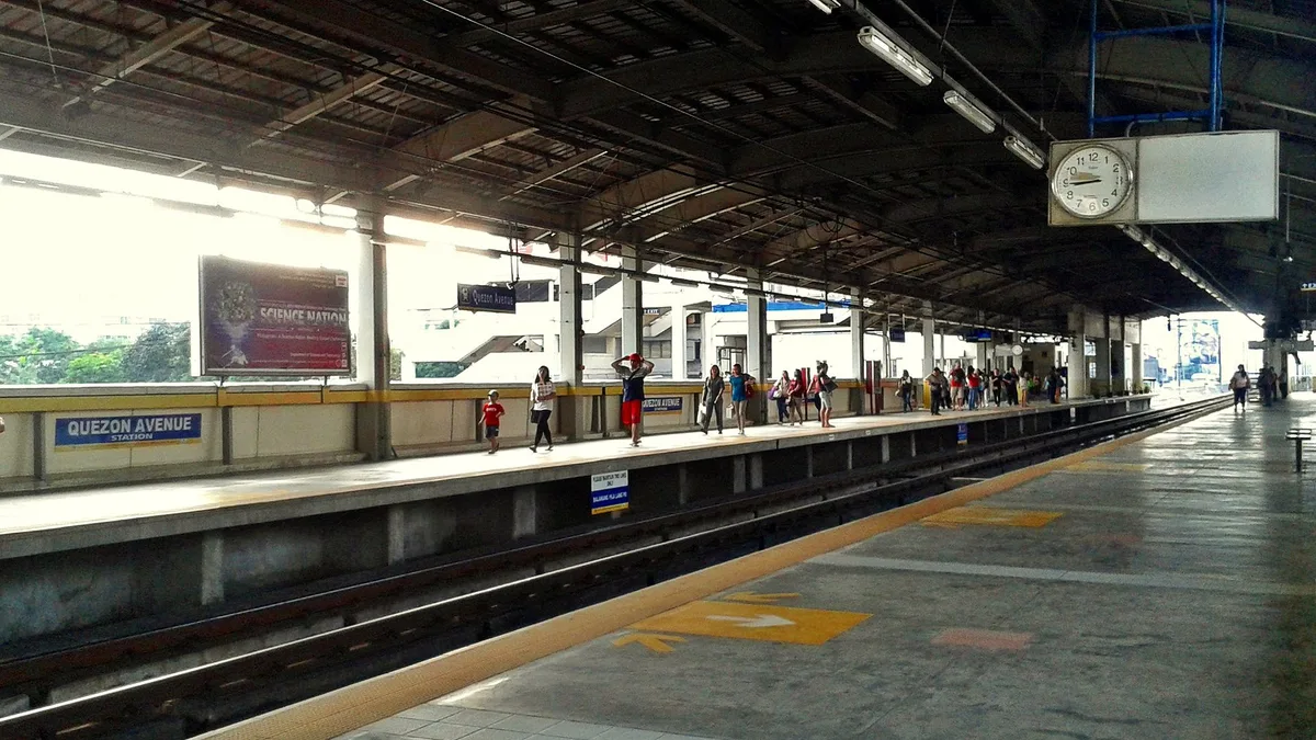 Quezon Avenue Station in Philippines