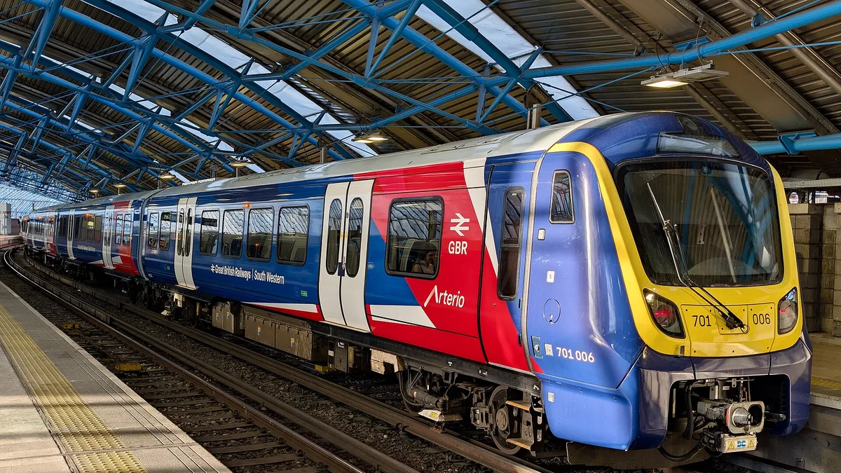 London Waterloo Station in United Kingdom