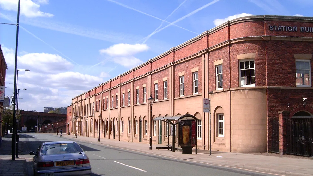 Liverpool Road Railway Station in United Kingdom