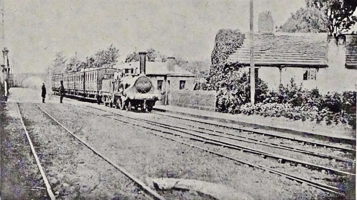 Broad Green Railway Station in United Kingdom