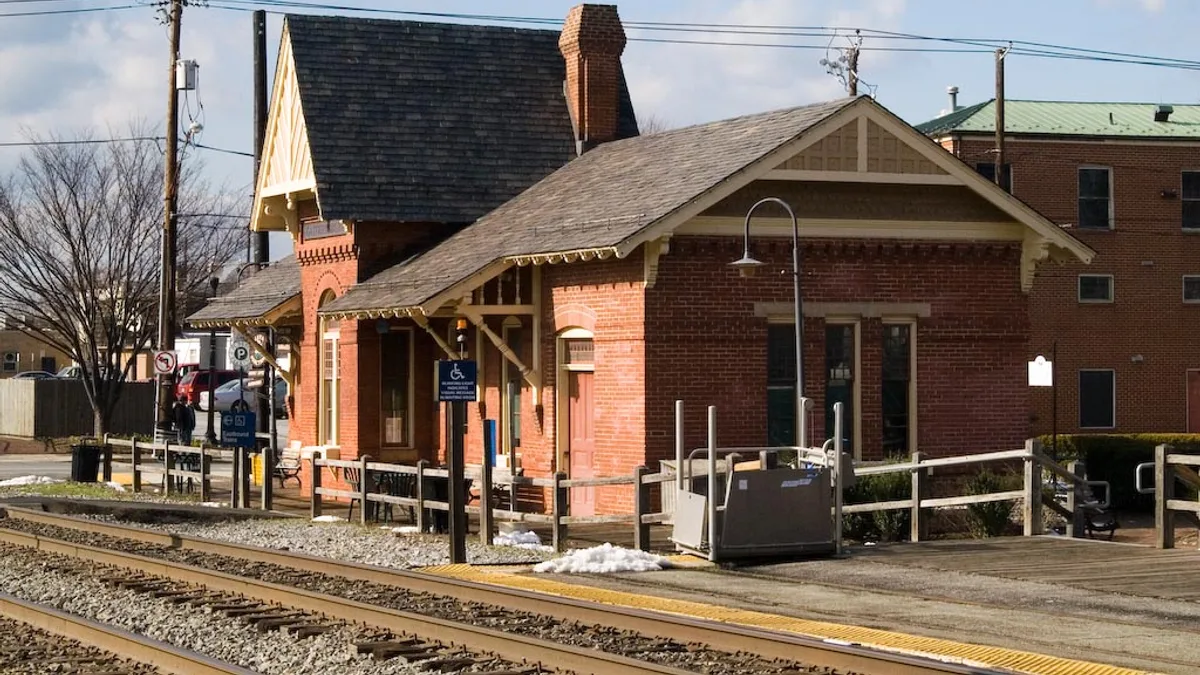 Gaithersburg Railroad Station in United States