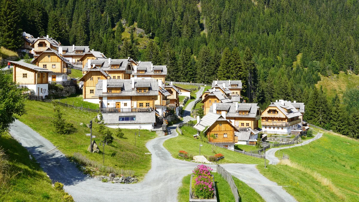 Almdorf Seinerzeit in Austria