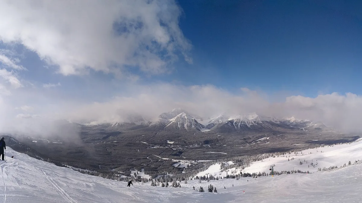 Lake Louise Ski Resort in Canada