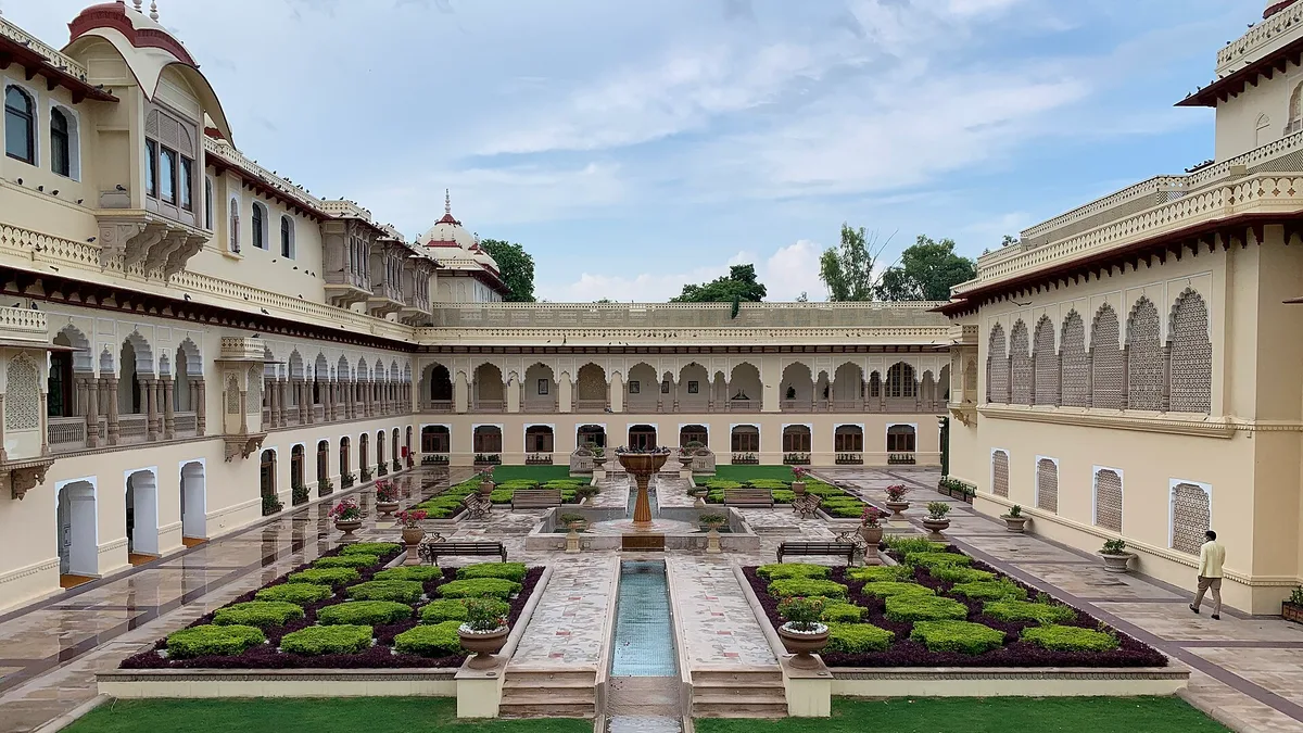 Taj Rambagh Palace Jaipur in India